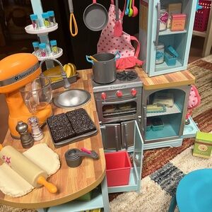 american girl doll gourmet kitchen (retired in 2020)